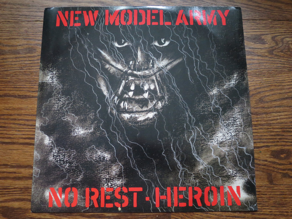 New Model Army - No Rest/Heroin double 12" - LP UK Vinyl Album Record Cover