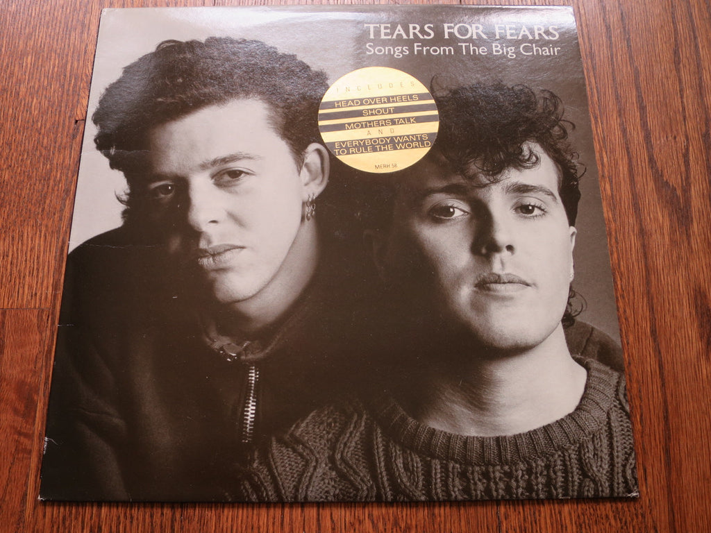 Tears For Fears - Songs From The Big Chair - LP UK Vinyl Album Record Cover