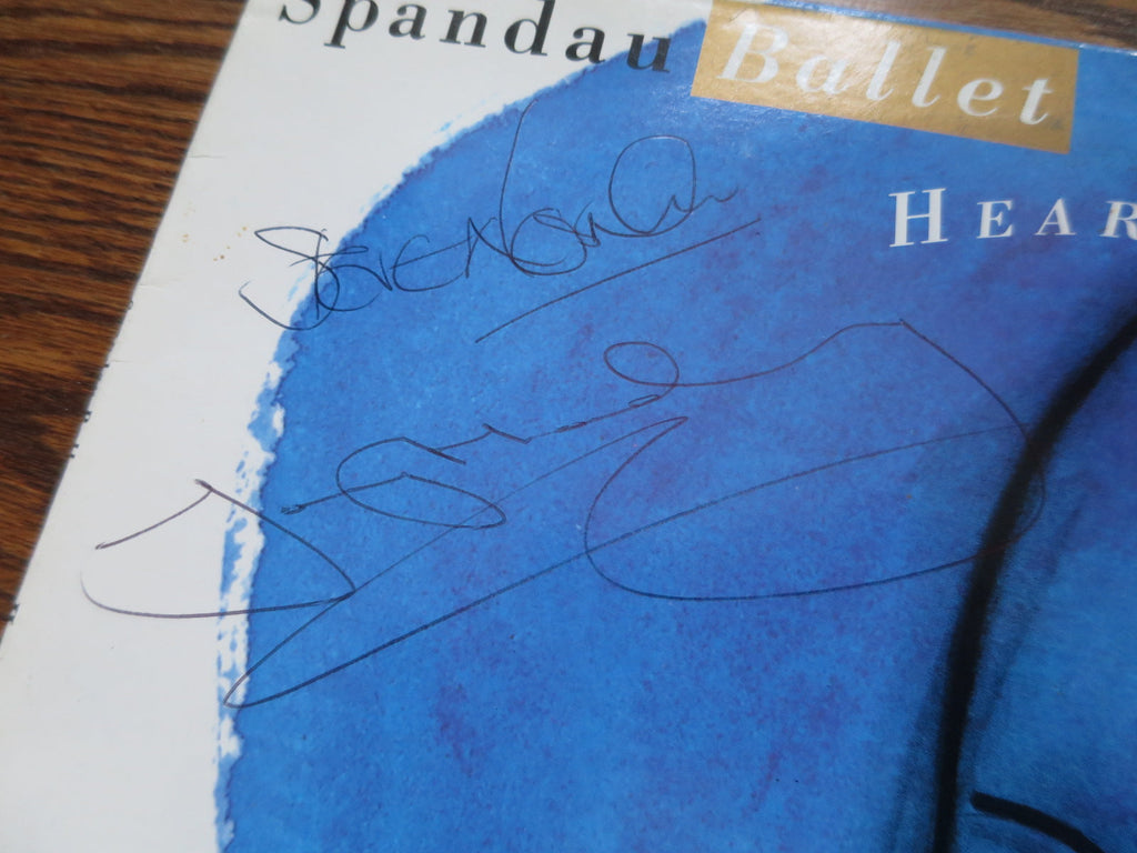 Spandau Ballet - Heart Like A Sky (signed) - LP UK Vinyl Album Record Cover
