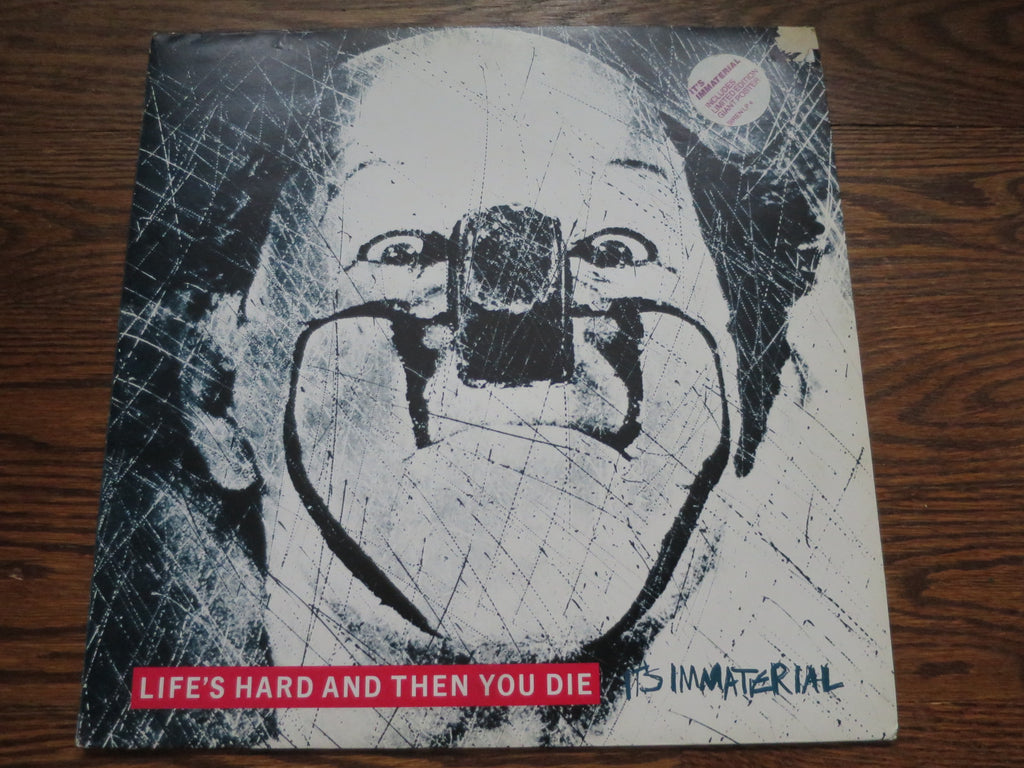 It's Immaterial - Life's Hard And Then You Die - LP UK Vinyl Album Record Cover