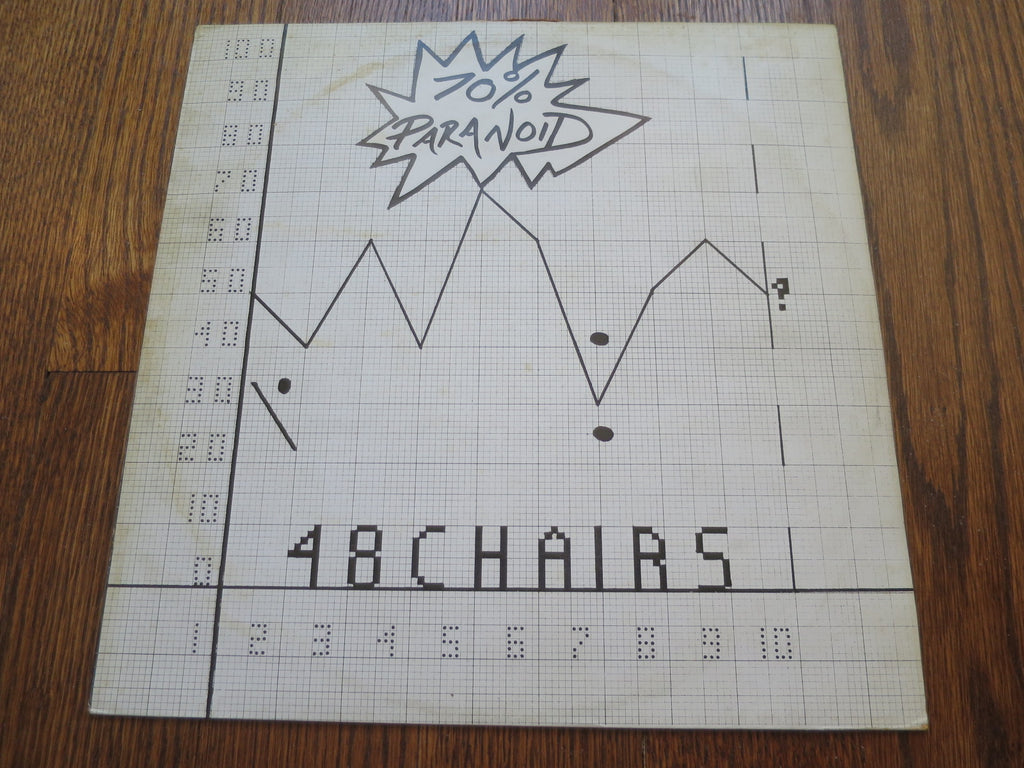 48 Chairs - 70% Paranoid - LP UK Vinyl Album Record Cover