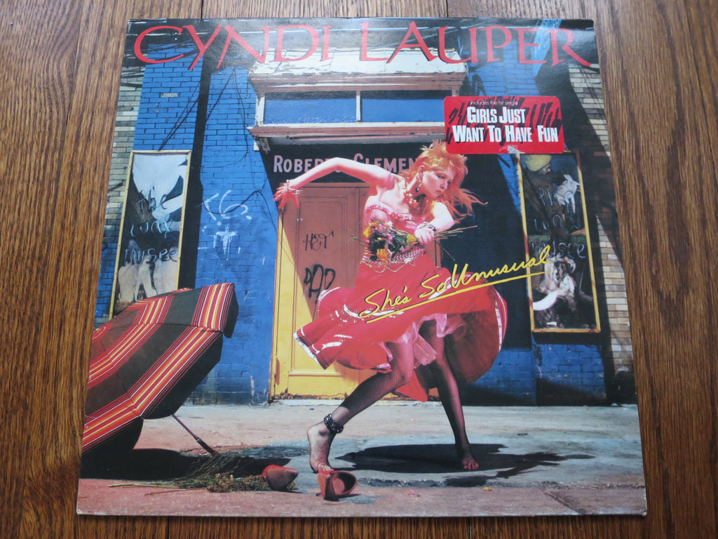 Cyndi Lauper - She's So Unusual 2two - LP UK Vinyl Album Record Cover