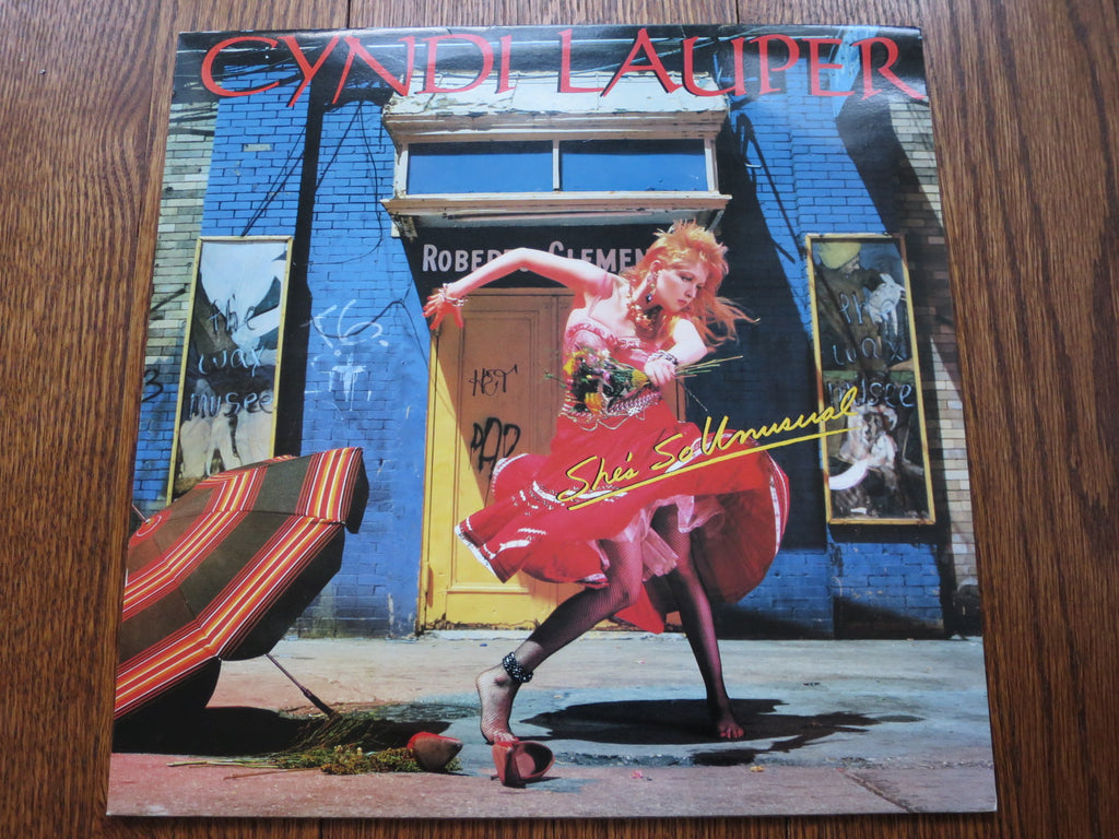Cyndi Lauper - She's So Unusual - LP UK Vinyl Album Record Cover