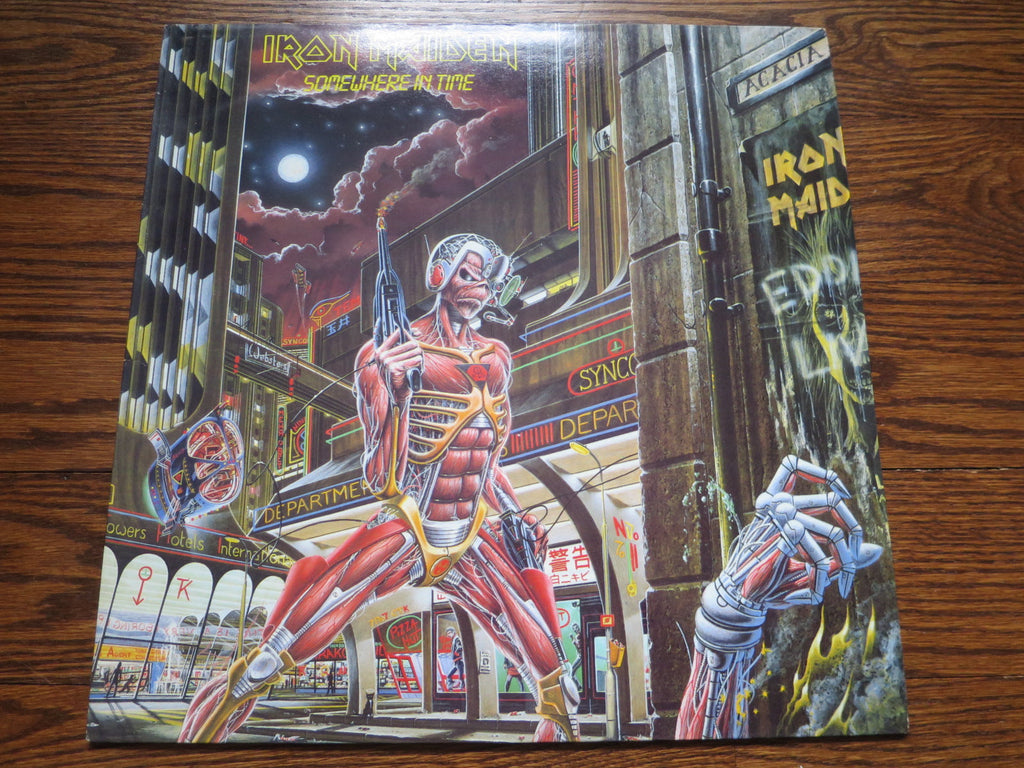 Iron Maiden - Somewhere In Time - LP UK Vinyl Album Record Cover