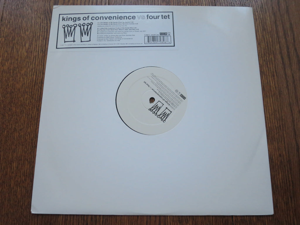 Kings Of Convenience - Kings Of Convenience Vs. Four Tet 12" - LP UK Vinyl Album Record Cover