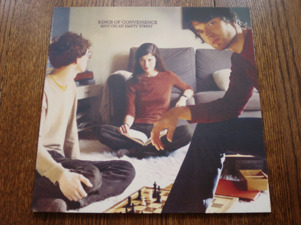 Kings Of Convenience - Riot On An Empty Street - LP UK Vinyl Album Record Cover