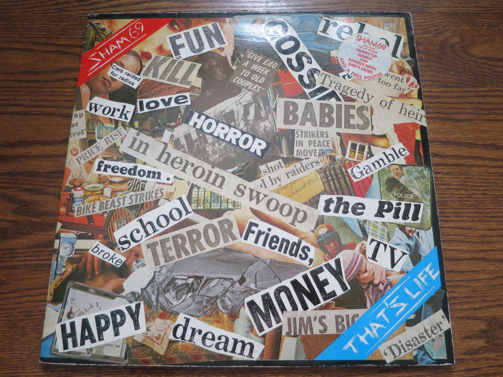 Sham 69 - That's Life - LP UK Vinyl Album Record Cover