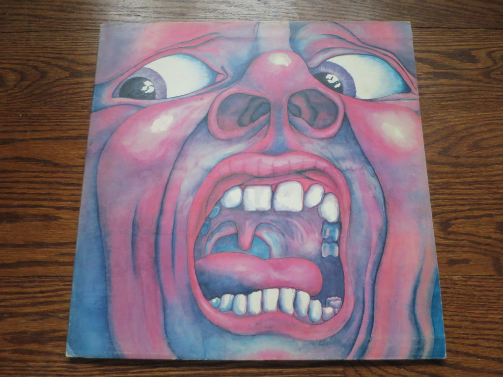 King Crimson - In the Court of the Crimson King (pink rim) - LP UK Vinyl Album Record Cover