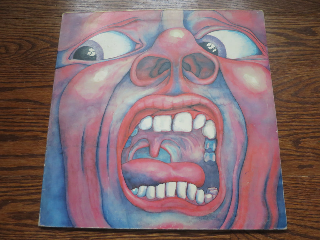 King Crimson - In the Court of the Crimson King (pink i) - LP UK Vinyl Album Record Cover