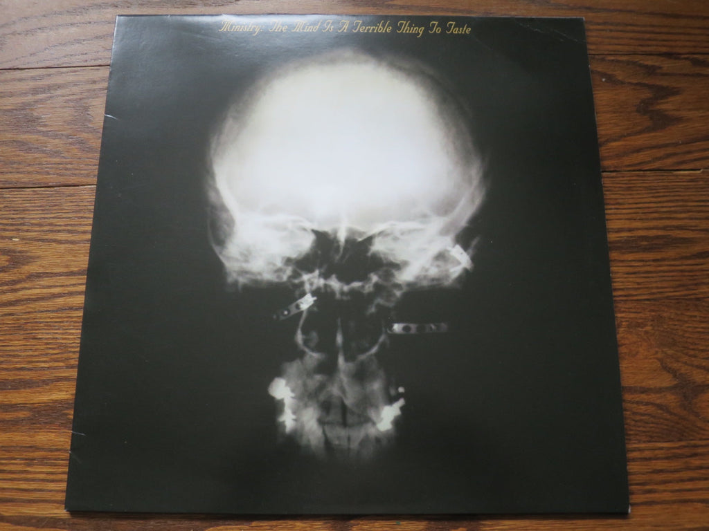 Ministry - The Mind Is A Terrible Thing To Taste - LP UK Vinyl Album Record Cover