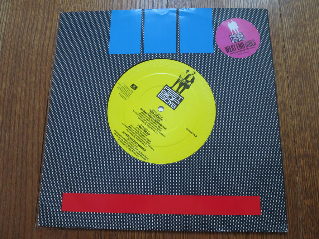 Pet Shop Boys - West End Girls 12" - LP UK Vinyl Album Record Cover