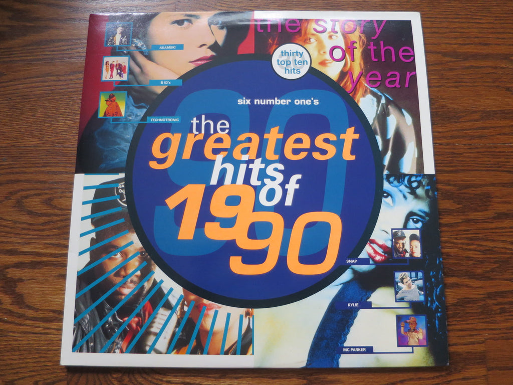 Various Artists - The Greatest Hits of 1990 - LP UK Vinyl Album Record Cover