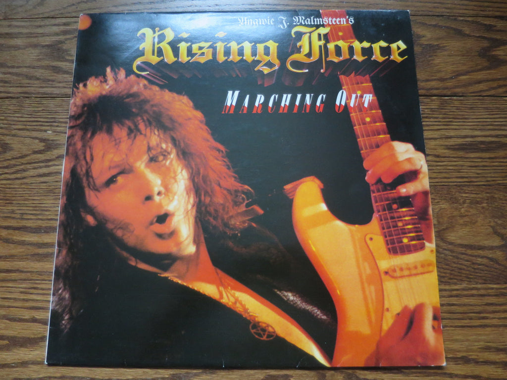 Yngwie Malmsteen's Rising Force - Marching Out - LP UK Vinyl Album Record Cover