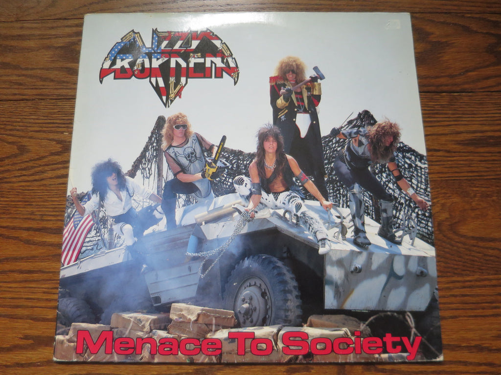 Lizzy Borden - Menace To Society - LP UK Vinyl Album Record Cover