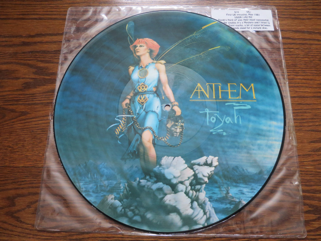 Toyah - Anthem picture disc - LP UK Vinyl Album Record Cover
