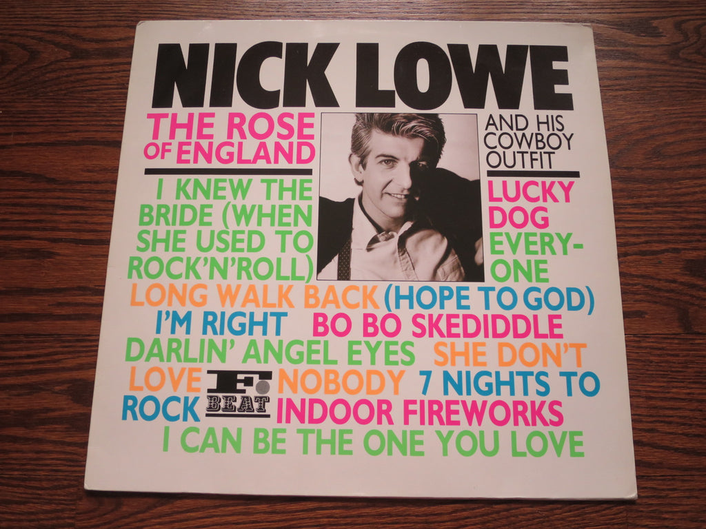 Nick Lowe - The Rose of England - LP UK Vinyl Album Record Cover
