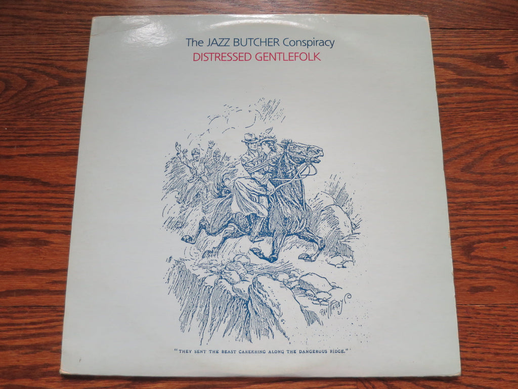 The Jazz Butcher Conspiracy - Distressed Gentlefolk - LP UK Vinyl Album Record Cover