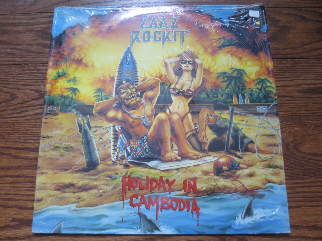 Laaz Rockit - Holiday In Cambodia 12" - LP UK Vinyl Album Record Cover