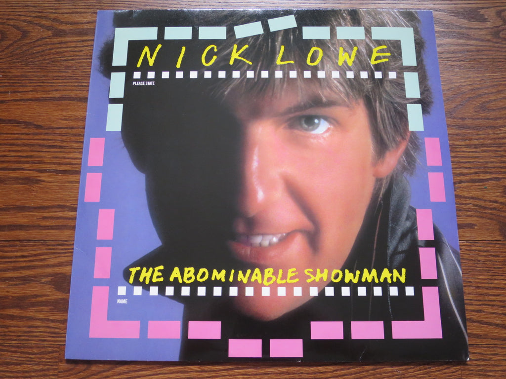 Nick Lowe - The Abominable Showman - LP UK Vinyl Album Record Cover