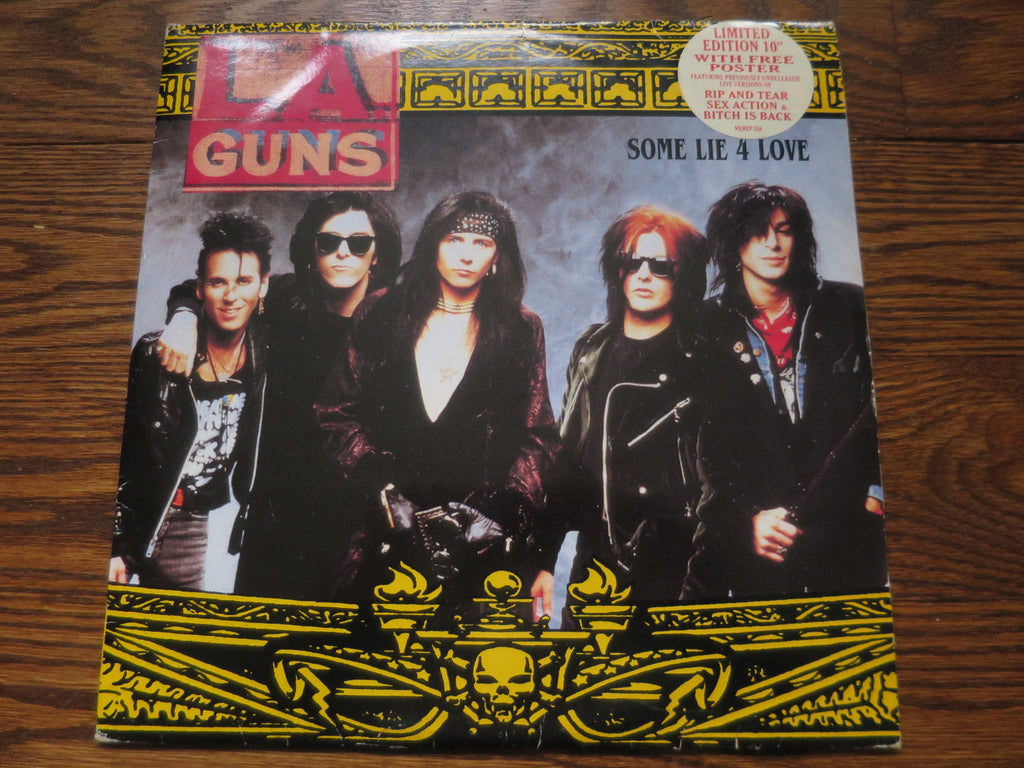L.A. Guns - Sole Lie 4 Love 10" poster - LP UK Vinyl Album Record Cover