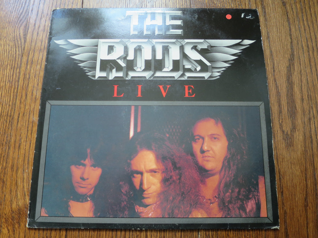 The Rods - Live Album and Full Throttle EP - LP UK Vinyl Album Record Cover