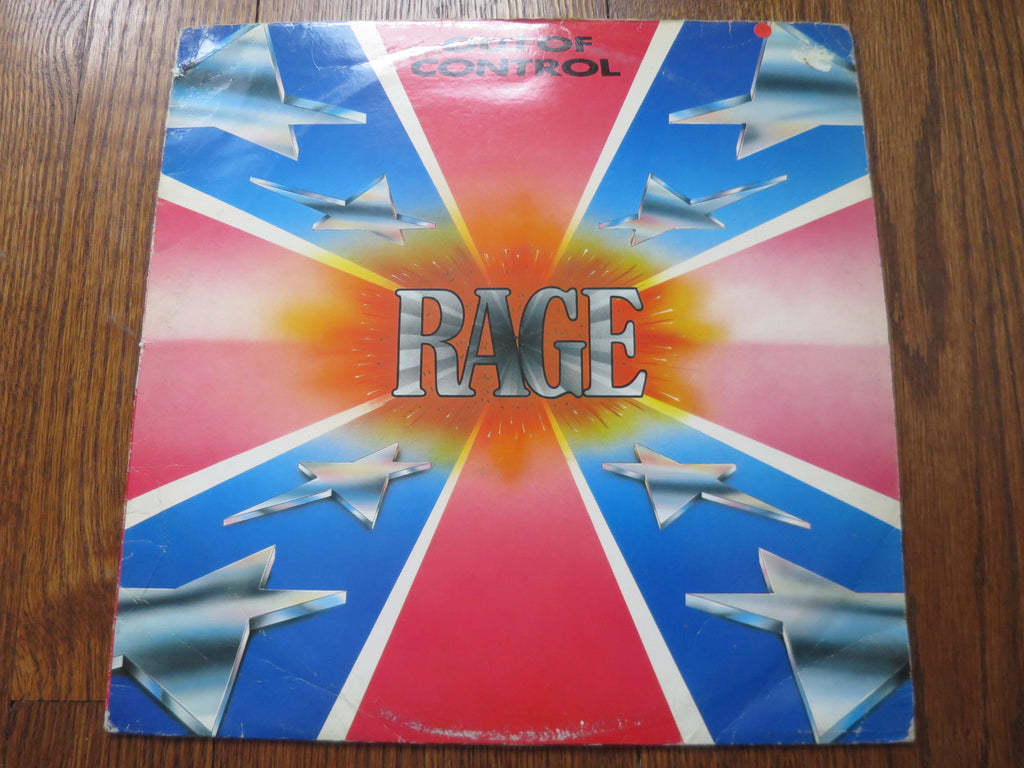 Rage - Out Of Control - LP UK Vinyl Album Record Cover