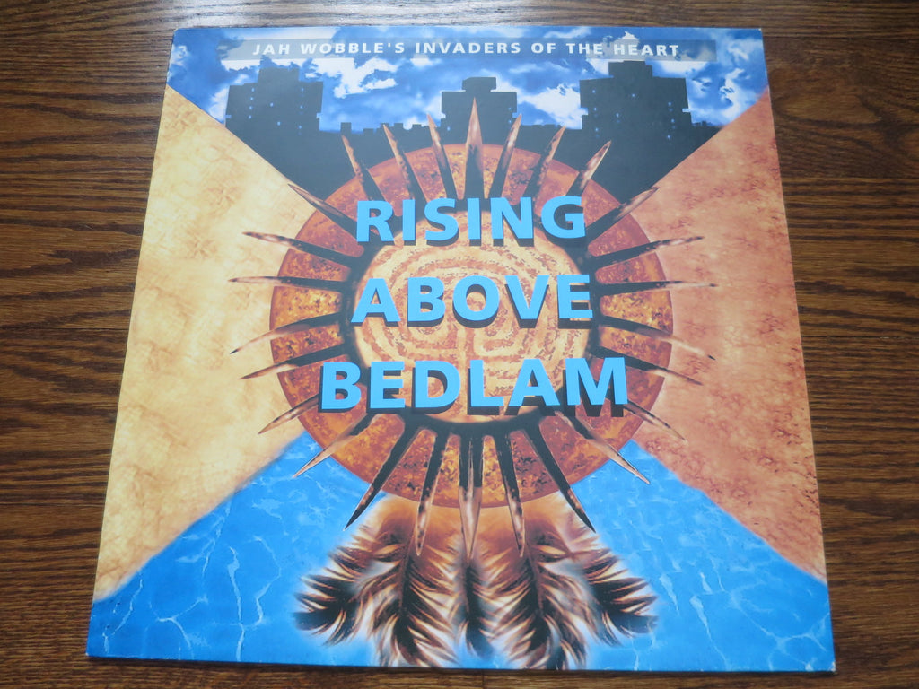 Jah Wobble's Invaders Of The Heart - Rising Above Bedlam - LP UK Vinyl Album Record Cover