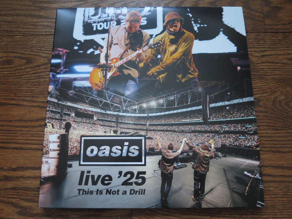 Oasis - Live '25 This Is Not A Drill (clear vinyl) - LP UK Vinyl Album Record Cover