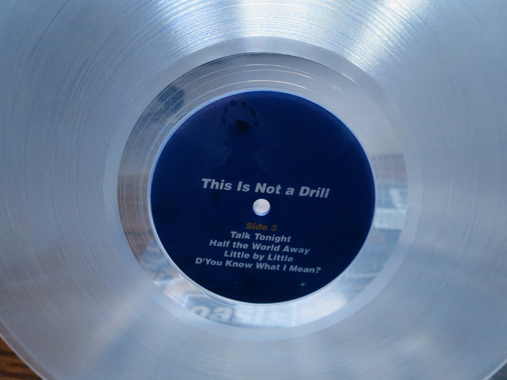 Oasis - Live '25 This Is Not A Drill (clear vinyl) – Luke's Records