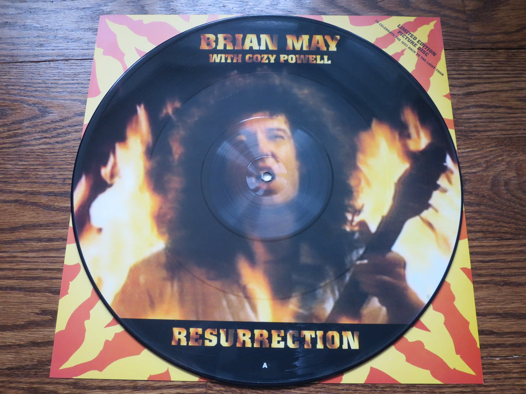 Brian May With Cozy Powell - Resurrection (12" picture disc) - LP UK Vinyl Album Record Cover