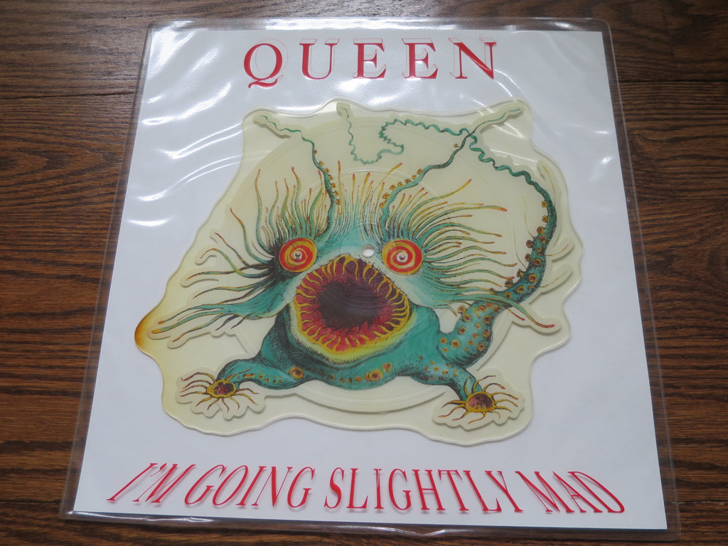 Queen - I'm Going Slightly Mad (die-cut 7" picture disc) - LP UK Vinyl Album Record Cover