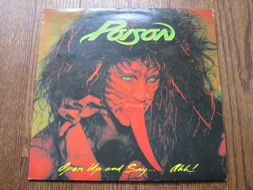 Poison - Open Up and Say…Ahh! - LP UK Vinyl Album Record Cover