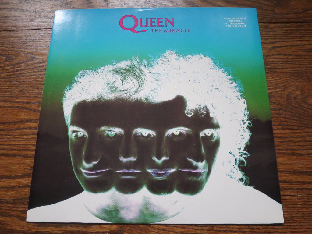Queen - The Miracle 12" (with "signed" insert) - LP UK Vinyl Album Record Cover