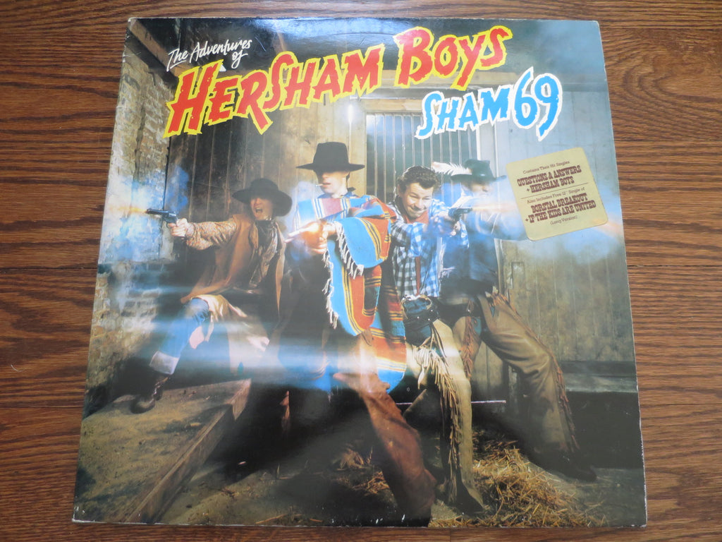 Sham 69 - The Adventures Of The Hersham Boys - LP UK Vinyl Album Record Cover