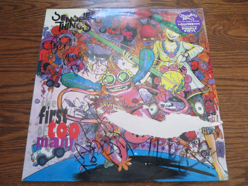Senseless Things - The First Of Too Many (signed purple vinyl) - LP UK Vinyl Album Record Cover