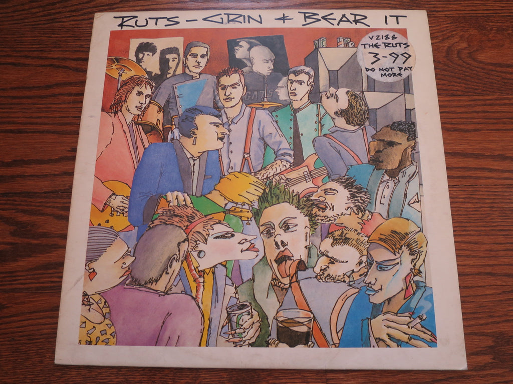 Ruts - Grin & Bear It - LP UK Vinyl Album Record Cover
