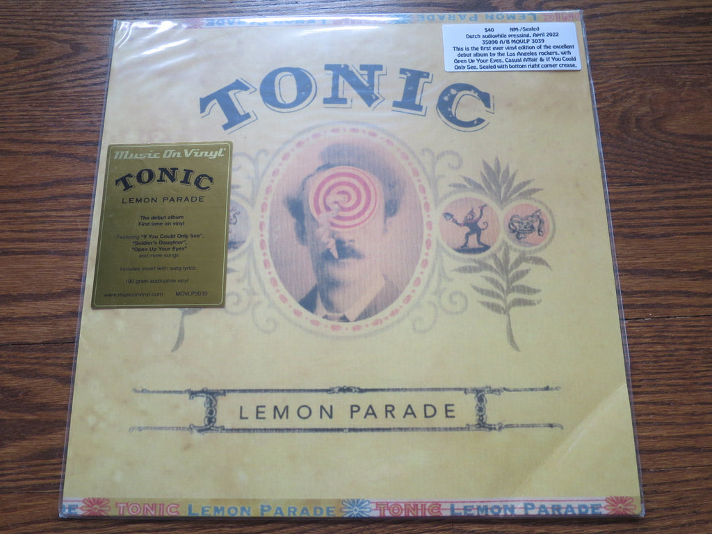 Tonic - Lemon Parade - LP UK Vinyl Album Record Cover