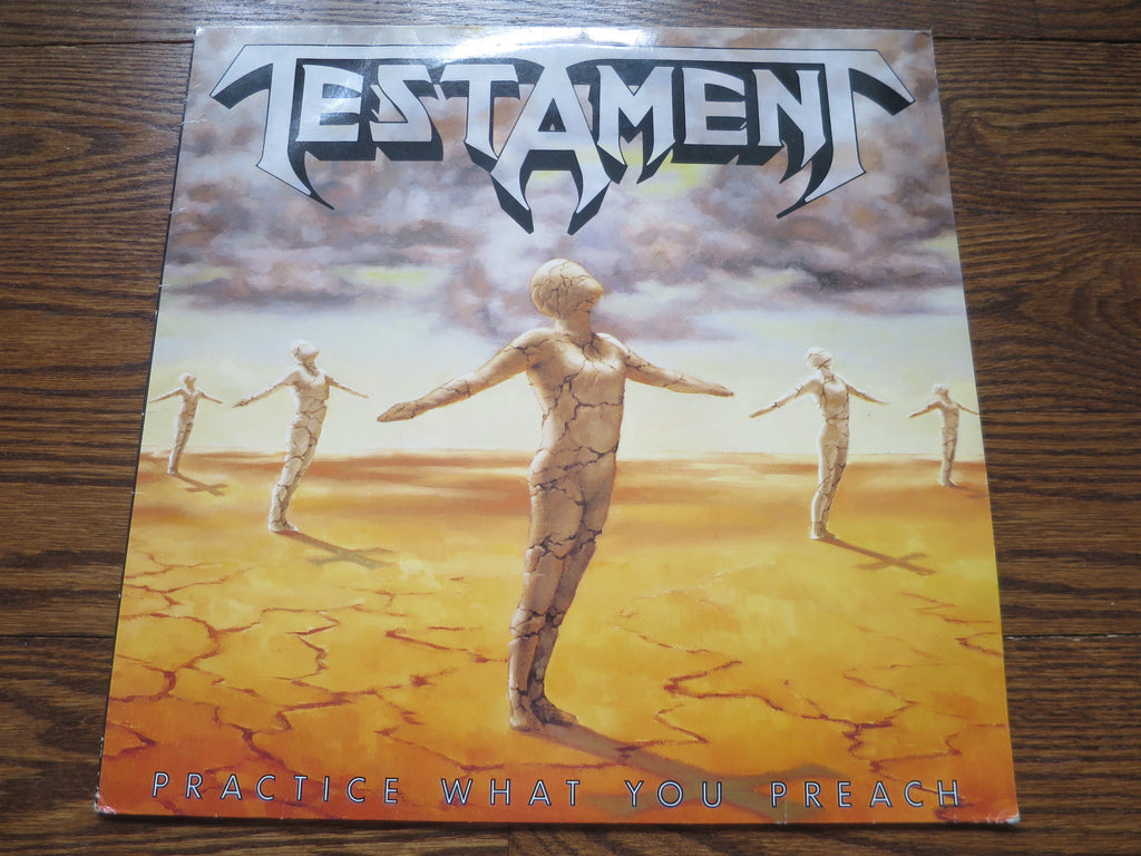 Testament - Practice What You Preach - LP UK Vinyl Album Record Cover