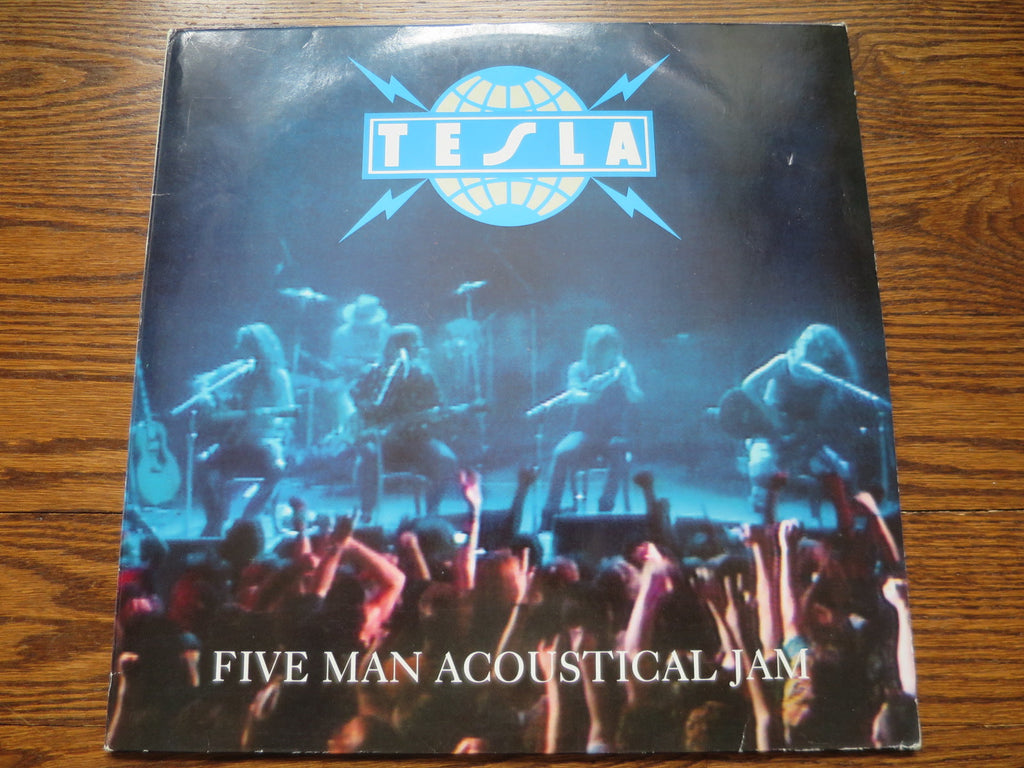 Tesla - Five Man Acoustical Jam - LP UK Vinyl Album Record Cover