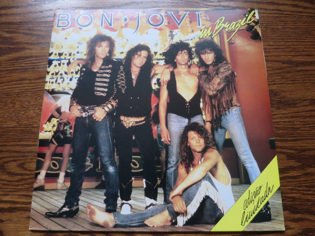 Bon Jovi - In Brazil - LP UK Vinyl Album Record Cover
