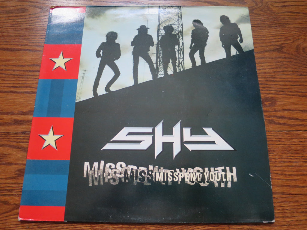 Shy - Misspent Youth, Excess All Areas & 2 12" singles - LP UK Vinyl Album Record Cover
