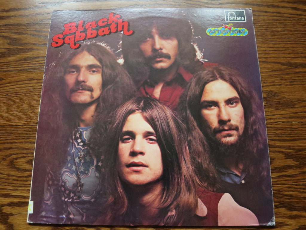 Black Sabbath - Attention! - LP UK Vinyl Album Record Cover