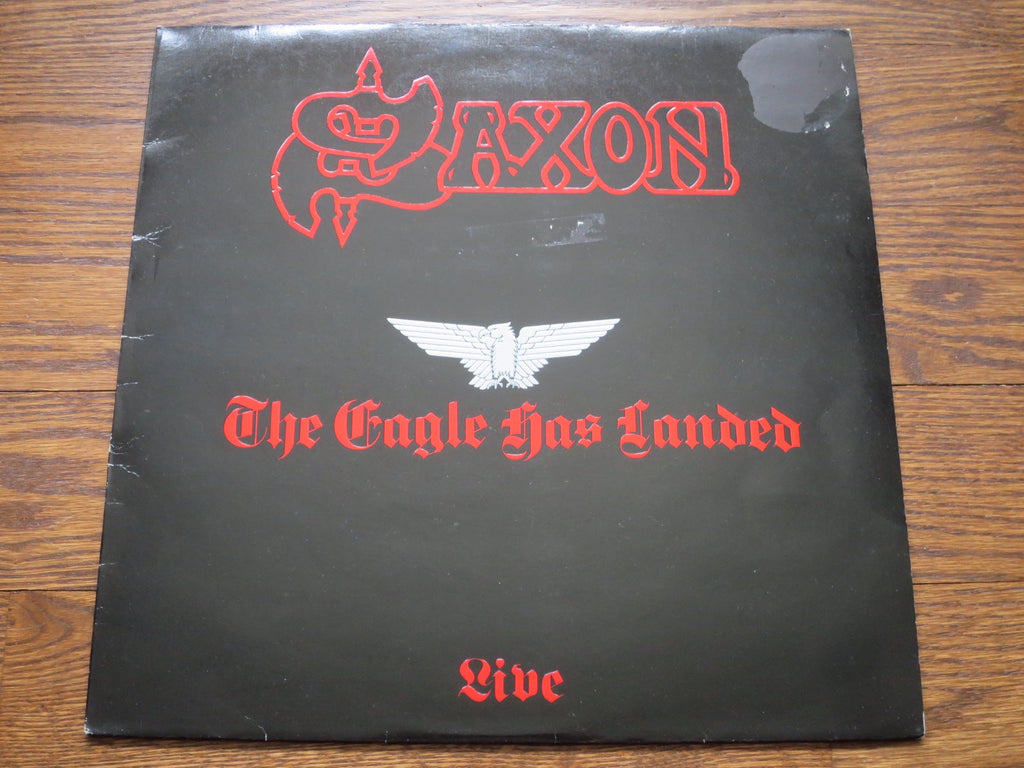 Saxon - The Eagle Has Landed Live - LP UK Vinyl Album Record Cover
