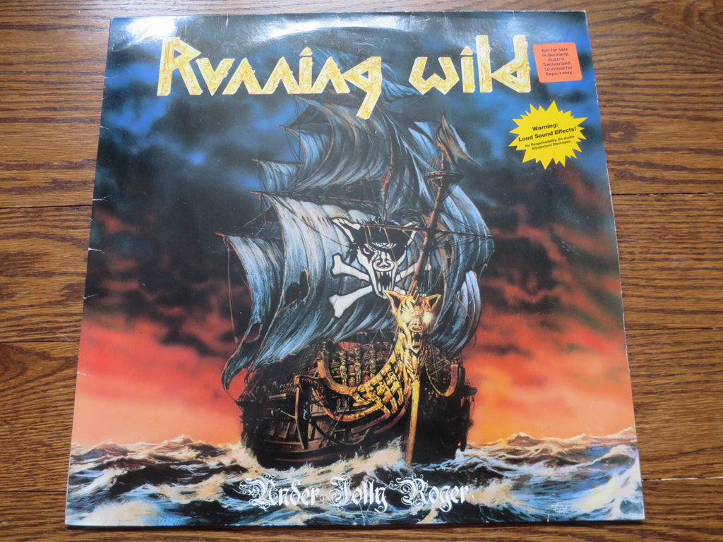 Running Wils - Under Jolly Roger - LP UK Vinyl Album Record Cover