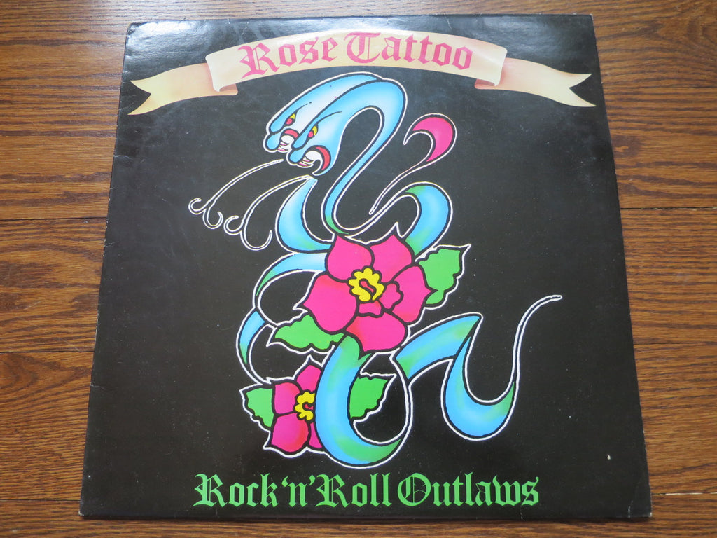 Rose Tattoo - Rock 'N' Roll Outlaws - LP UK Vinyl Album Record Cover