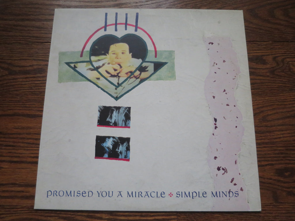 Simple Minds - Promised You A Miracle 12" - LP UK Vinyl Album Record Cover