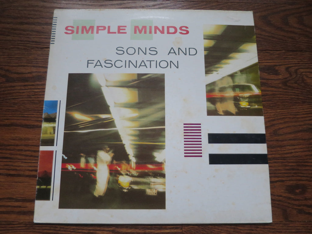 Simple Minds - Sons And Fascination - LP UK Vinyl Album Record Cover