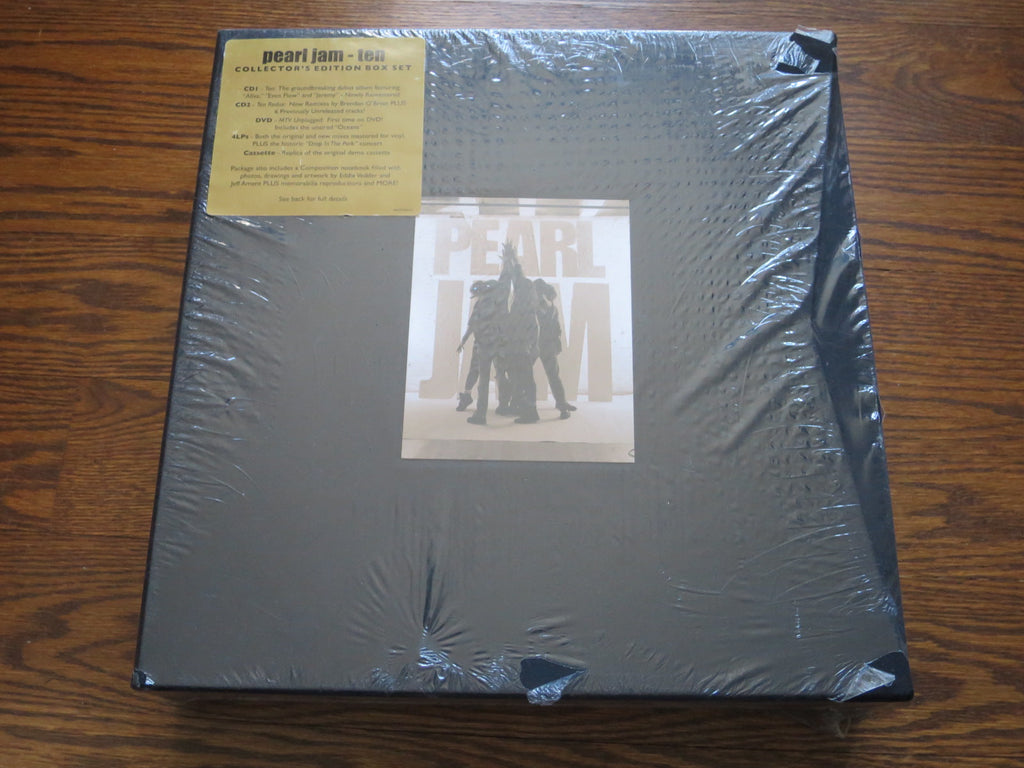 Pearl Jam - Ten Collectors Box Set - LP UK Vinyl Album Record Cover