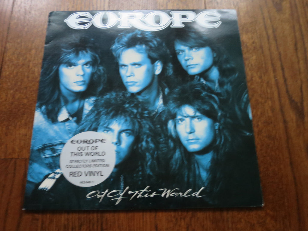 Europe - Out Of This World (red vinyl) 2two - LP UK Vinyl Album Record Cover