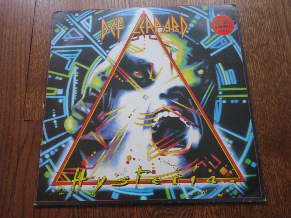 Def Leppard - Hysteria - LP UK Vinyl Album Record Cover